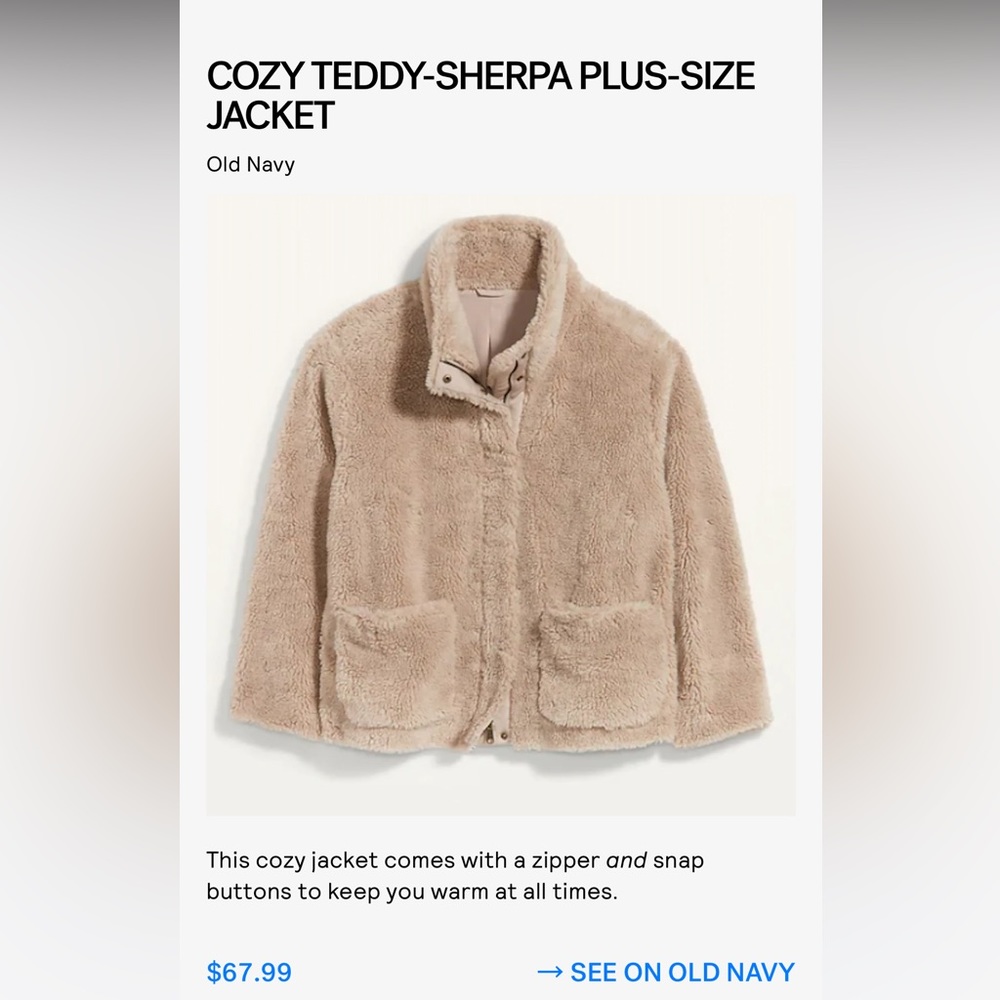 Teddy Sherpa Jacket